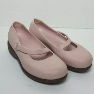 Crocs Rx Medical Silver Fox Mary Jane Shoes Pink Girls Size 4 Croslite